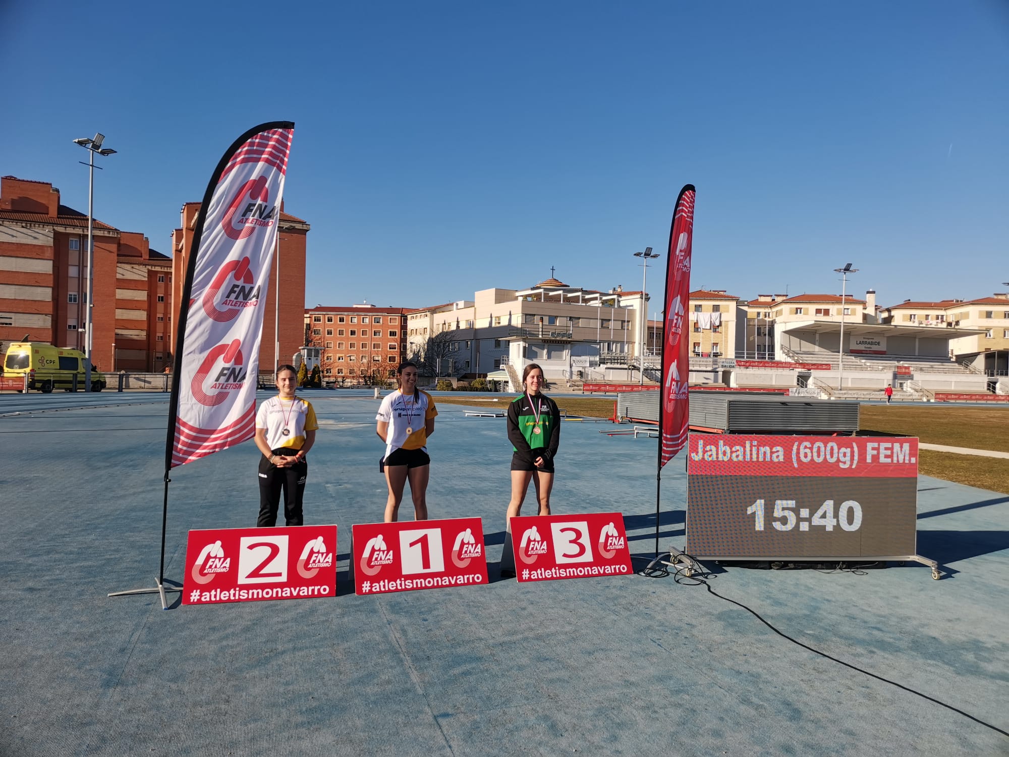 Resultados Campeonato Navarro Lanzamientos largos de invierno